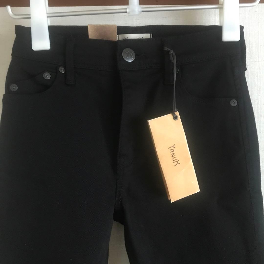 新品タグ付き　YANUK ヤヌーク　PATRICIA スキニー　ブラック