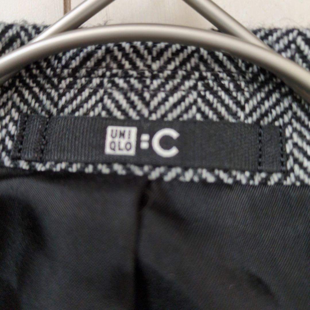 UNIQLO:C ユニクロシー ヘリンボーン テーラードジャケット L