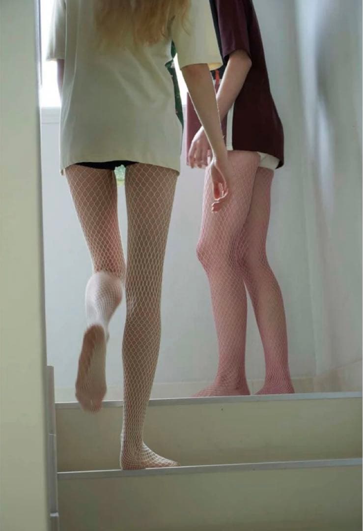 レッグウェア babaco \"FISHNET TIGHTS(CANDY PINK)\"