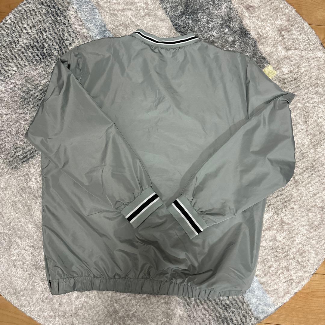 NFL RAIDERS グレー ナイロンジャケット XL