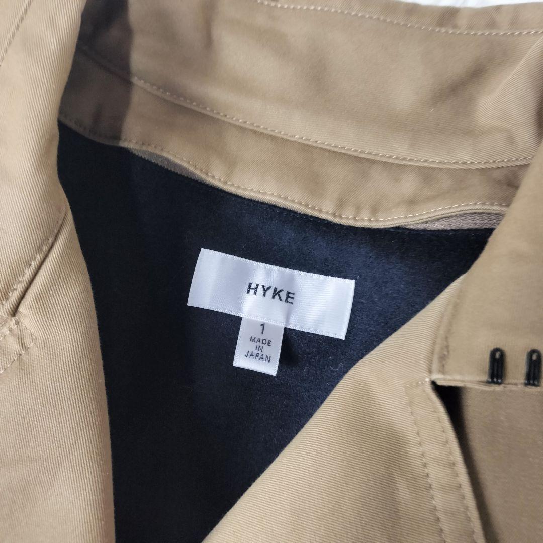 HYKE ハイク トレンチコート 1 ライナー付き ベージュ 高級感あり