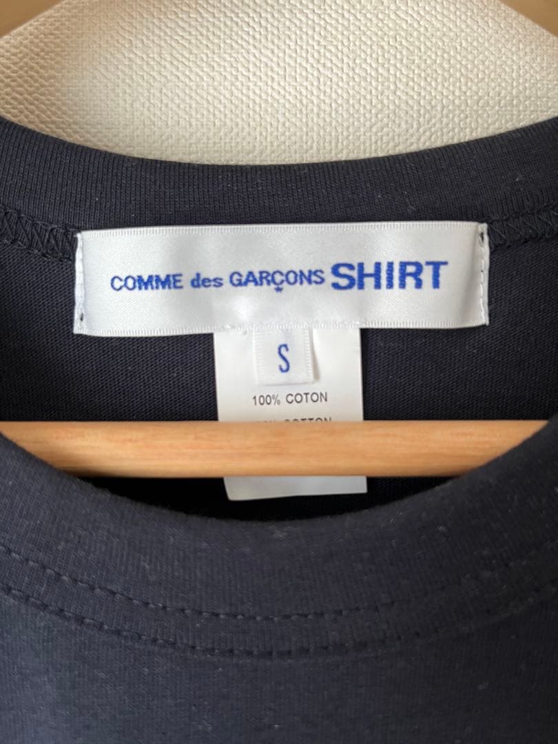 COMME des GARÇONS SHIRT ネイビーフォーエバーTシャツ S