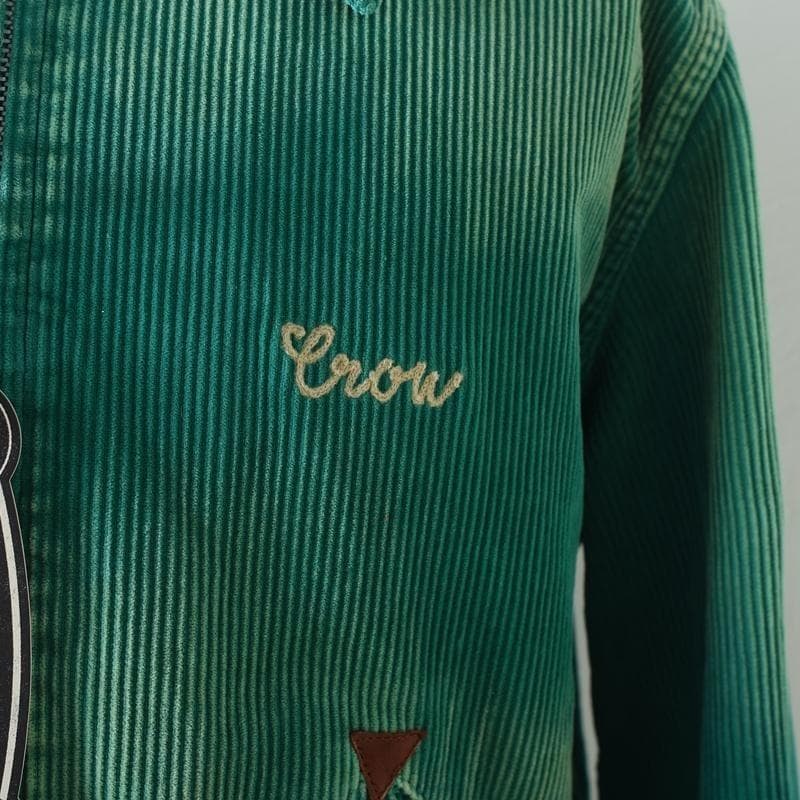 ジャケット・アウター OLD CROW BLACKBIRDS SPORTS JACKET GREEN