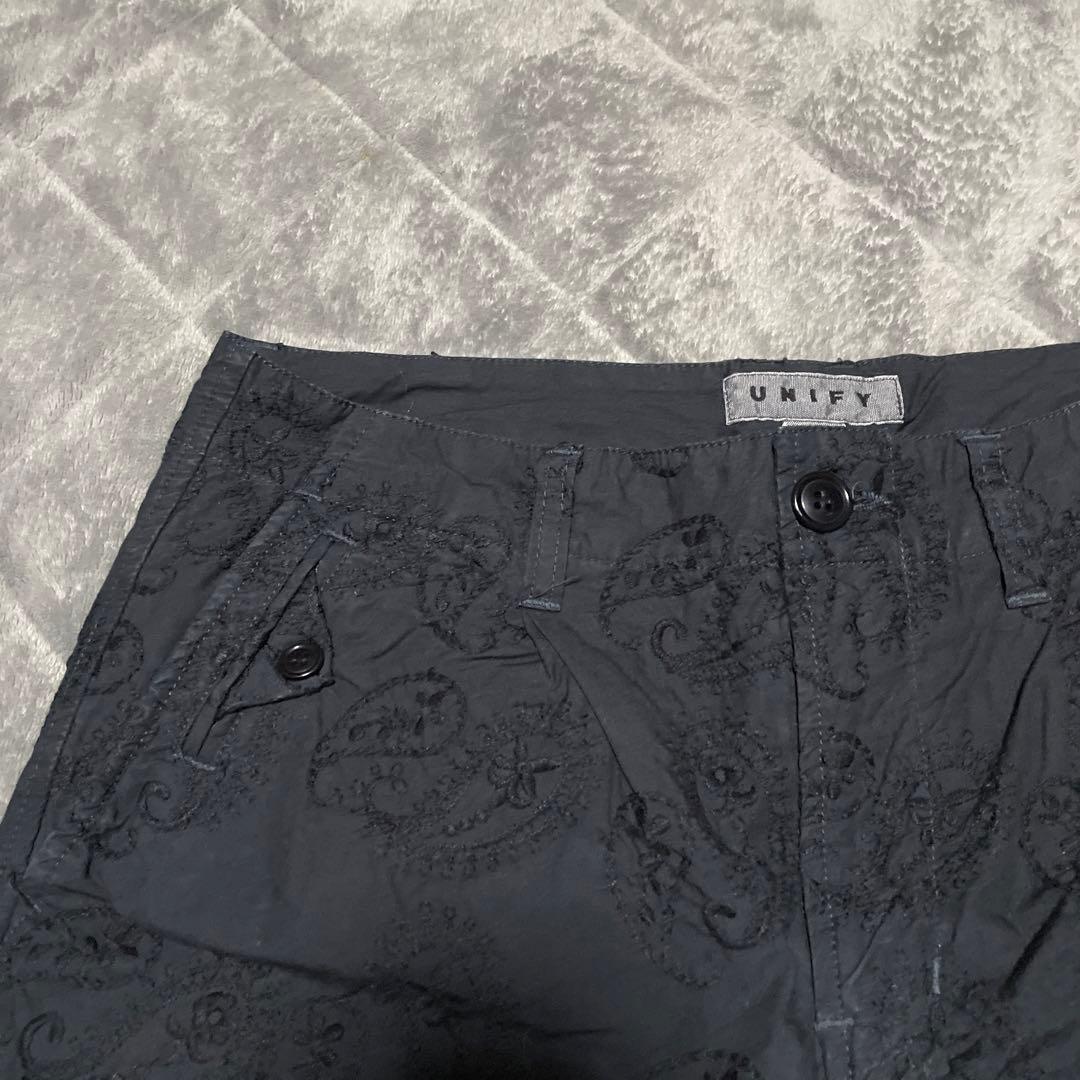 極希少 日本製 UNIFY ペイズリーセットアップ トリプルネーム