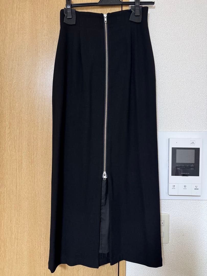 CLANE ZIP STRAIGHT SKIRT/ジップストレートスカート