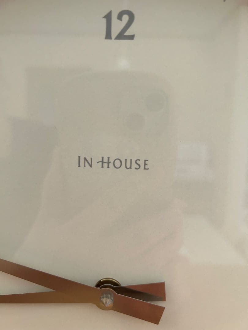 わっしょいです 英国 IN HOUSE 壁掛け時計 30cm