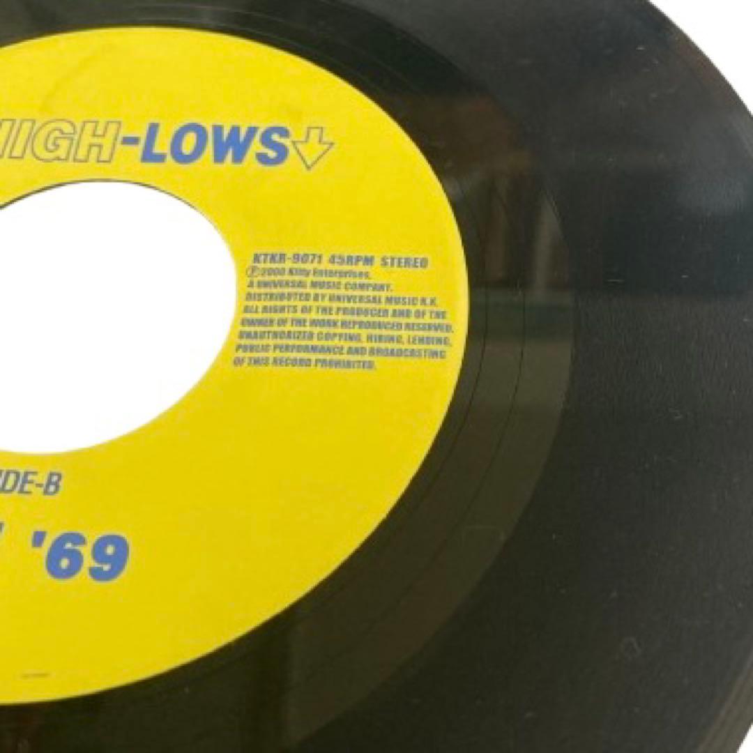 HIGH-LOWS 青春 7インチレコード 新品未使用