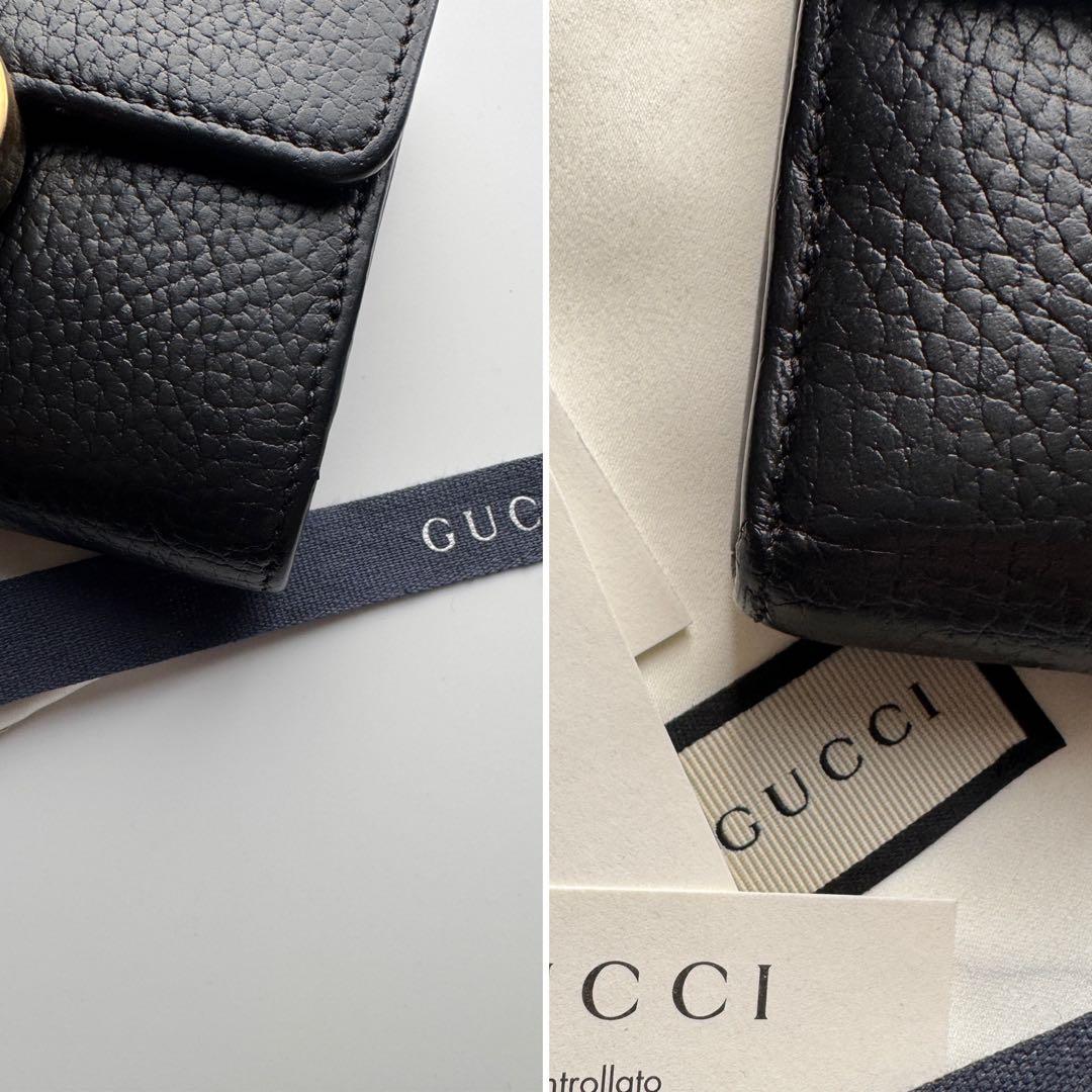 【極上美品】 276 GUCCI グッチ インターロッキング 2つ折り 財布