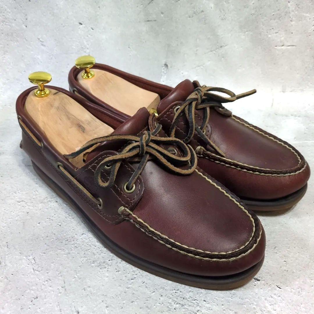 Timberland ティンバーランド 3eyeデッキシューズ バーガンディ26
