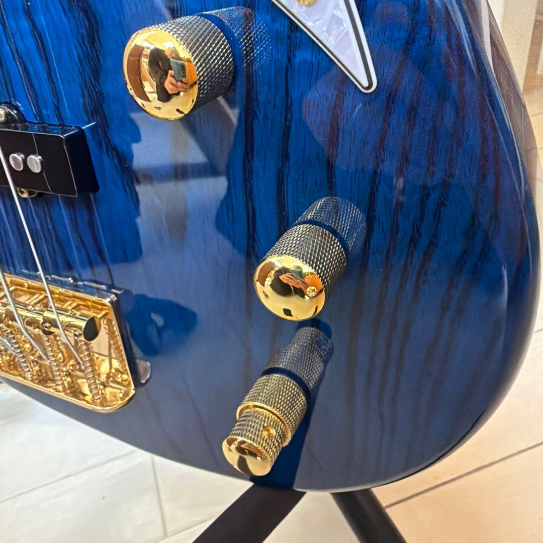 ❤️AriaProII RSB-42AR 5弦ベース美品 チューナー ストラップ