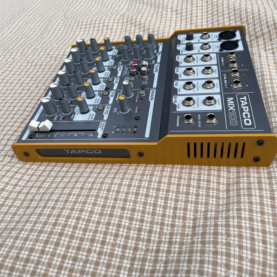 TAPCO MIX100 アナログミキサー ガリなし アダプター難あり