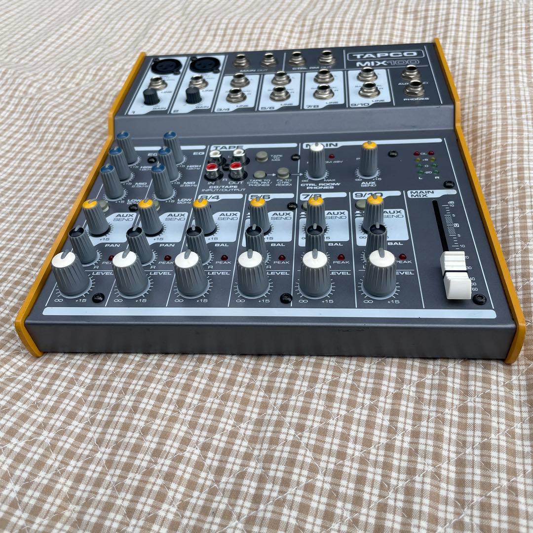 TAPCO MIX100 アナログミキサー ガリなし アダプター難あり