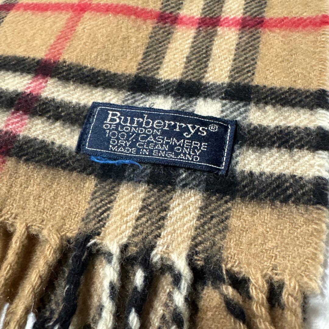 Burberrys バーバリー　ノバチェック柄 マフラー　イギリス製