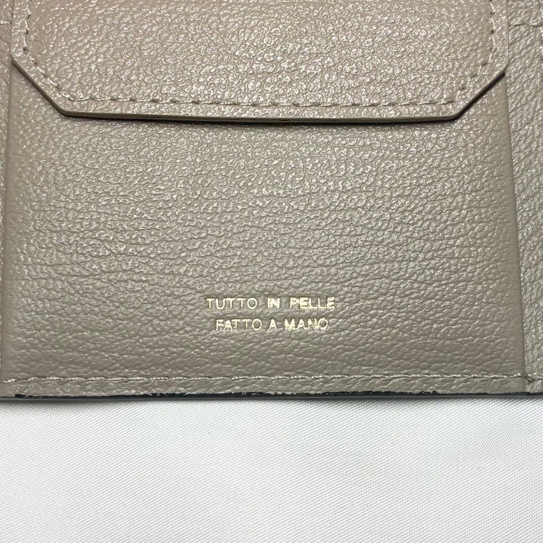 専用　【極美品】　ラルコバレーノ　ゴートレザー　スナップタイプ　二つ折りミニ