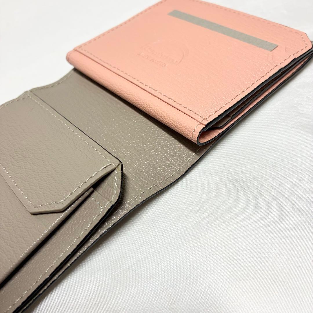 専用　【極美品】　ラルコバレーノ　ゴートレザー　スナップタイプ　二つ折りミニ