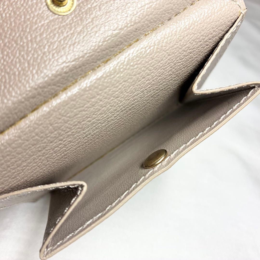 専用　【極美品】　ラルコバレーノ　ゴートレザー　スナップタイプ　二つ折りミニ