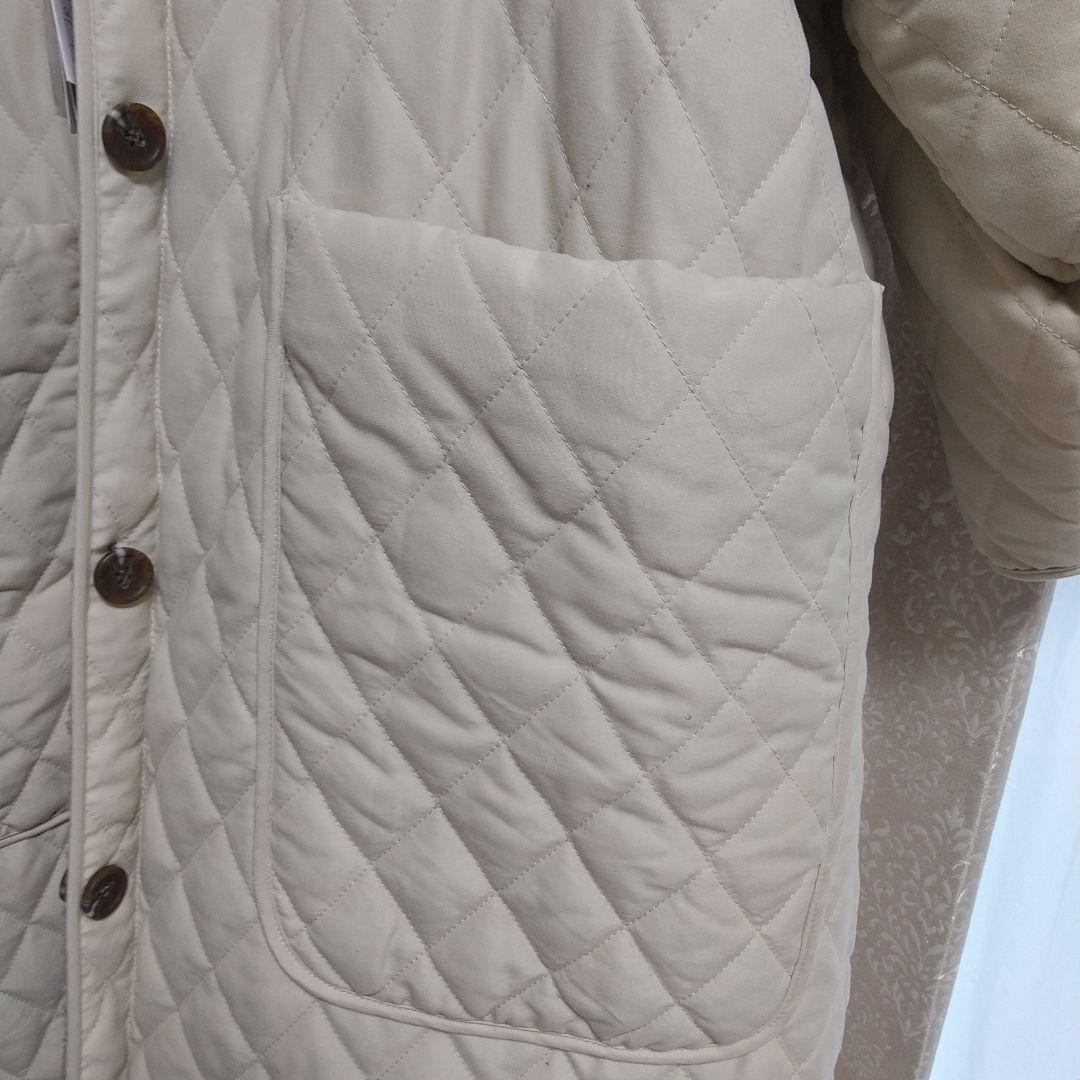 rectangular ボアキルトリバーシブルコート