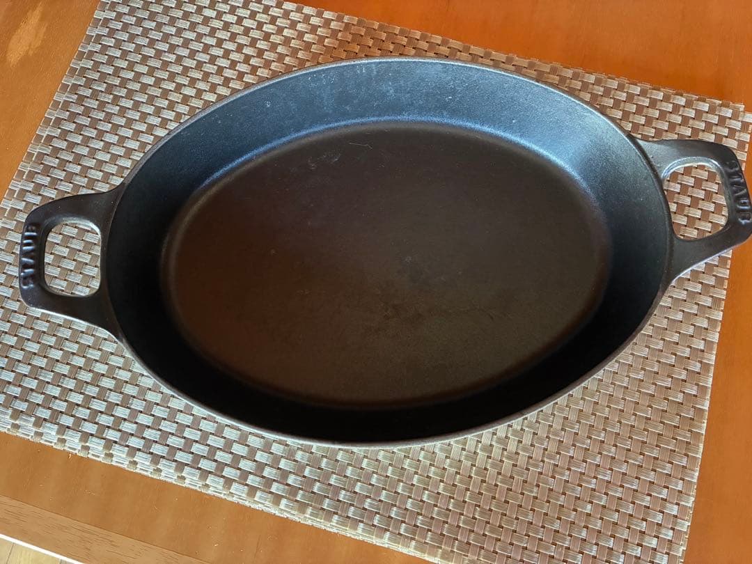 STAUB スタッカブルディッシュ32センチ　グレー　鍋 フランス製　グラタン