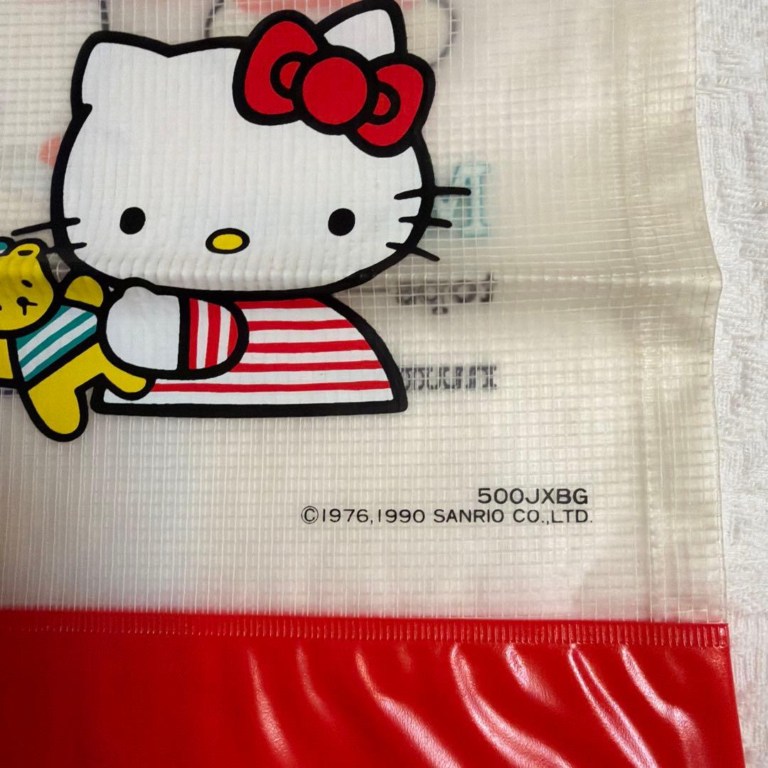 ハローキティ　1989年1990年　ビニール製巾着袋3点セット　日本製　サンリオ