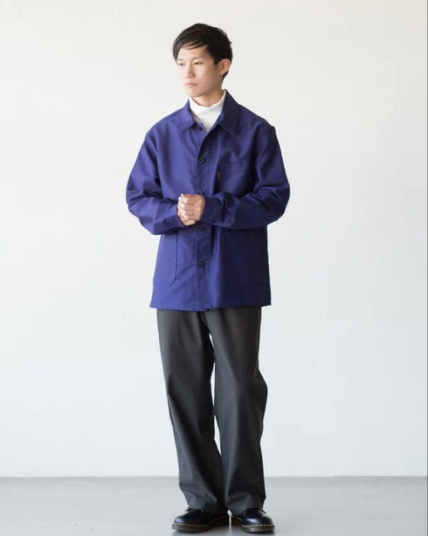 LABOUREUR カバーオール　ネイビー　L
