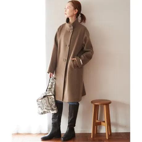 美品 ジャーナルスタンダードレリューム LANA WOOL140 スタンドコート