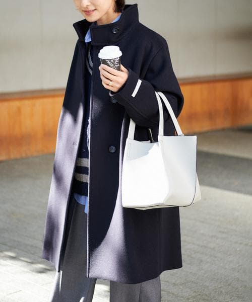 美品 ジャーナルスタンダードレリューム LANA WOOL140 スタンドコート