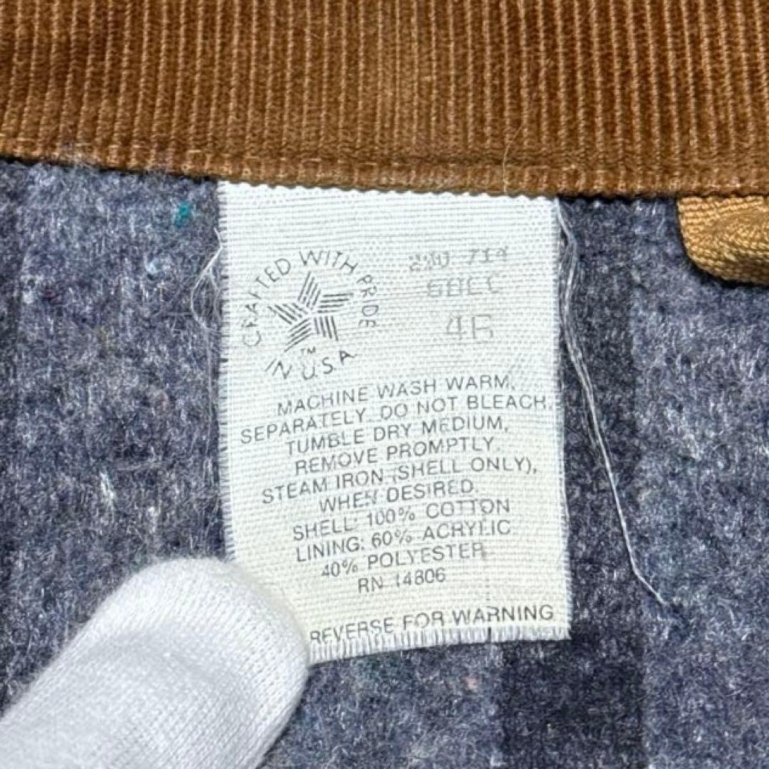 USA製 星タグ Carhartt チョアコート ウールライナー XL