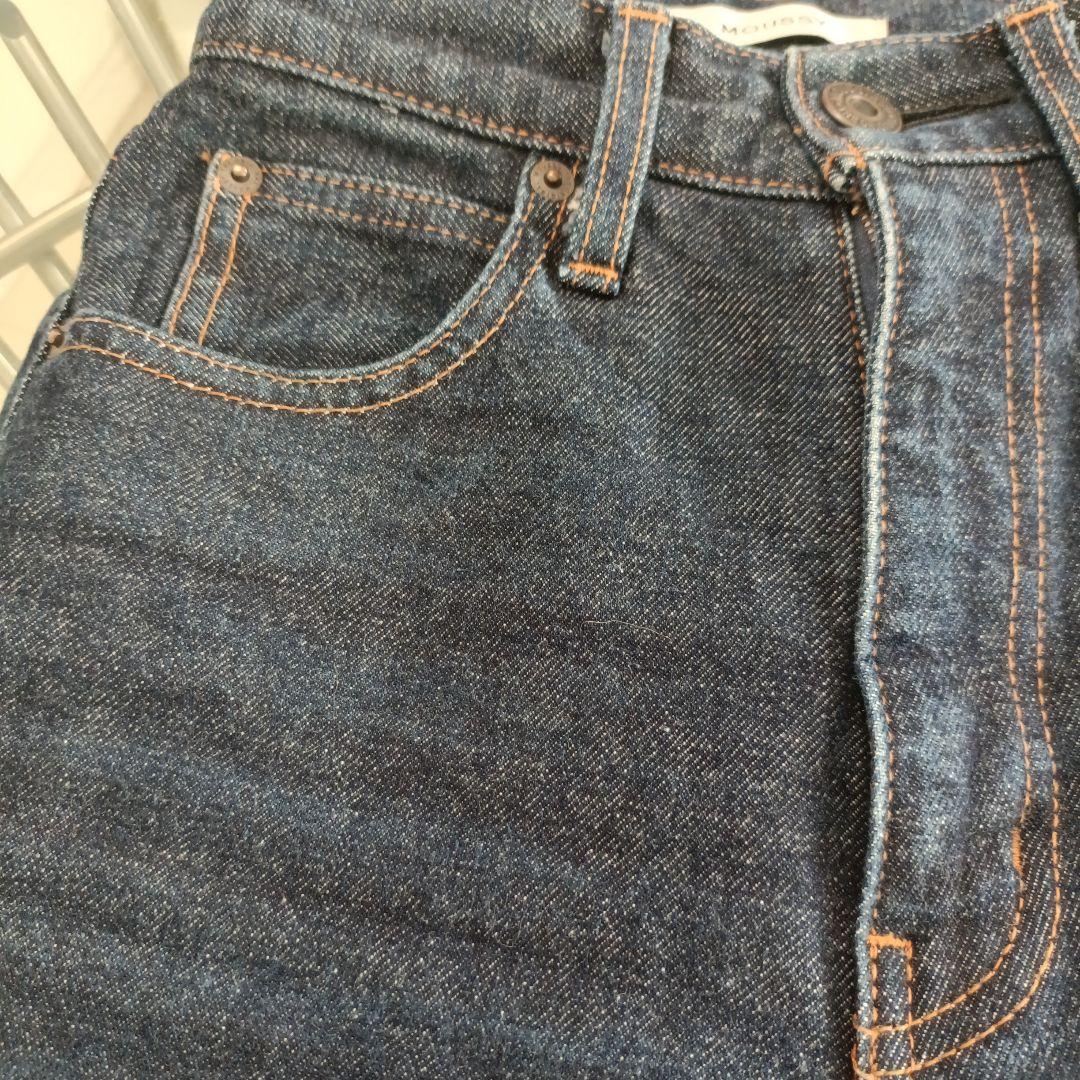 マウジー MVS FLARE 23 インディゴブルー　moussy　MVSフレア