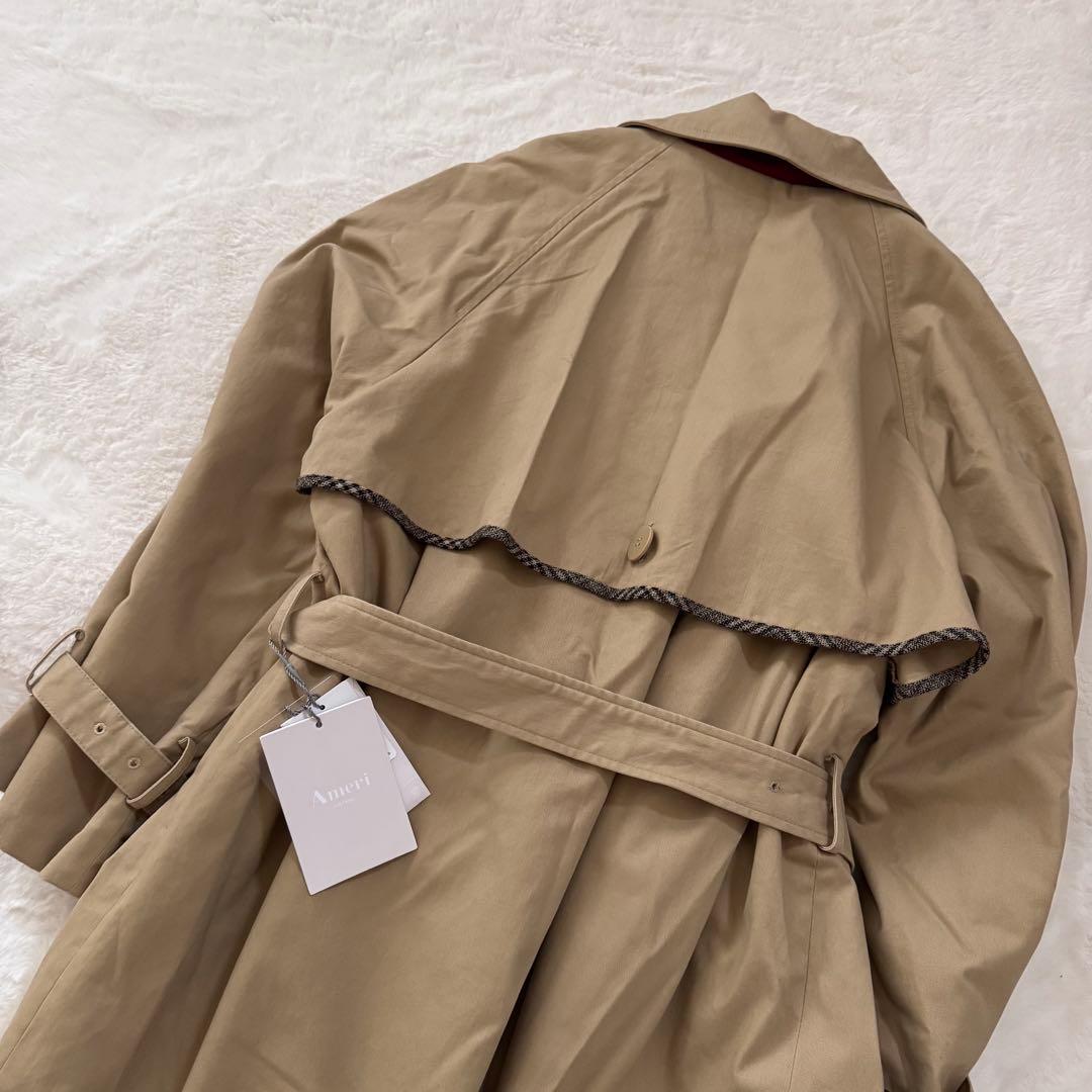 専用！特価！新品タグAmeri VINTAGE リバーシブルウールトレンチ