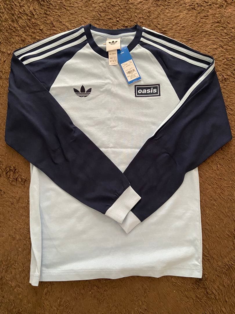 【未使用タグ付】oasis × adidas コラボ ロンT Mサイズ
