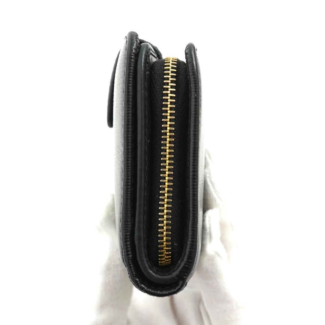 ✨新品未使用✨　PRADA ミニ財布　ヴィッテロ　アイコン　L字　二つ折り