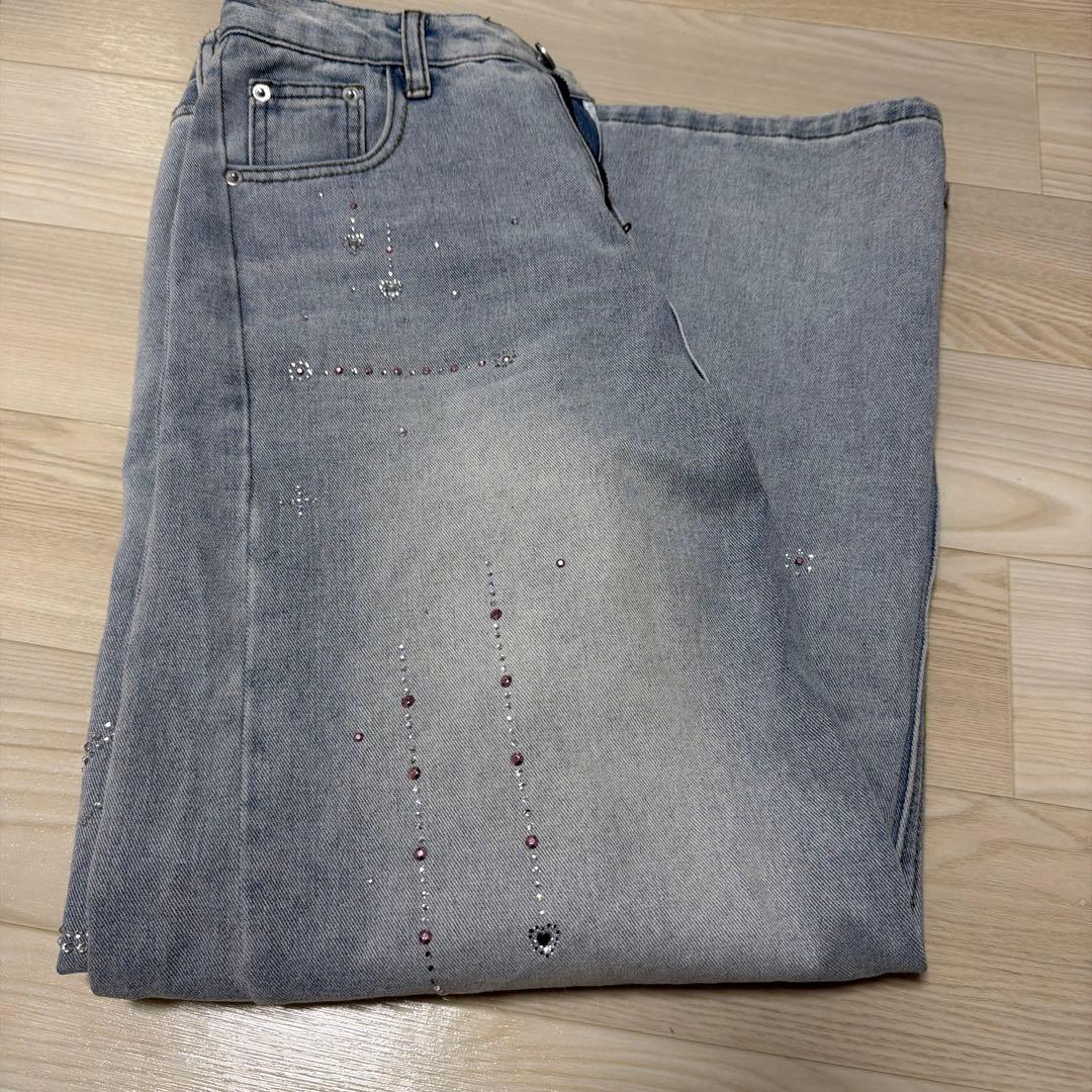 PELLICULE ペリキュール stone-ag denim デニム パンツ