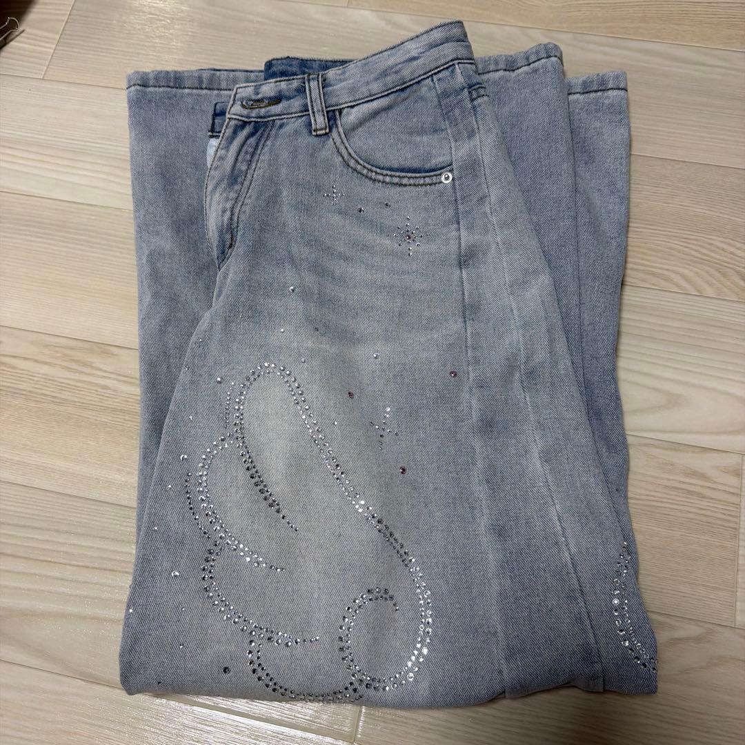 PELLICULE ペリキュール stone-ag denim デニム パンツ