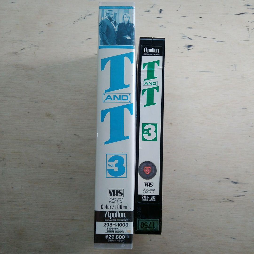 T AND T　Vol.3　VHS
