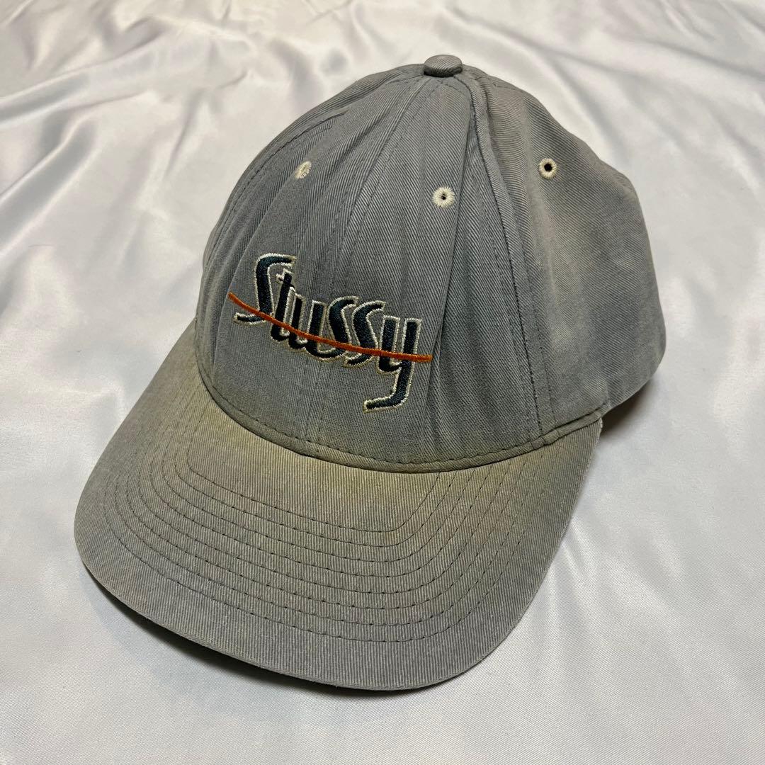 A*E様 90s old stussy キャップ　白タグ　ステューシー　80s