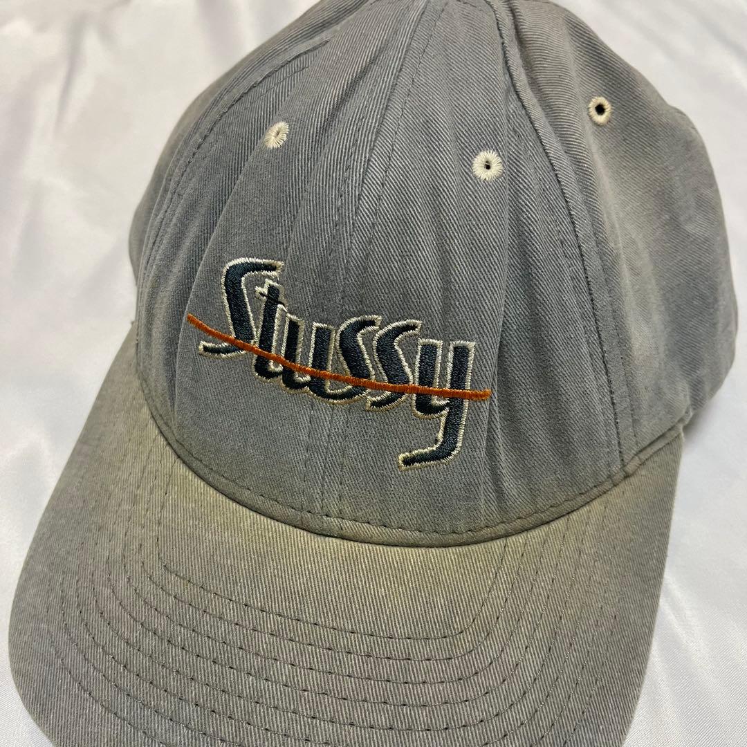 A*E様 90s old stussy キャップ　白タグ　ステューシー　80s