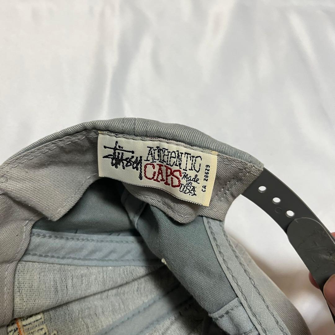 A*E様 90s old stussy キャップ　白タグ　ステューシー　80s