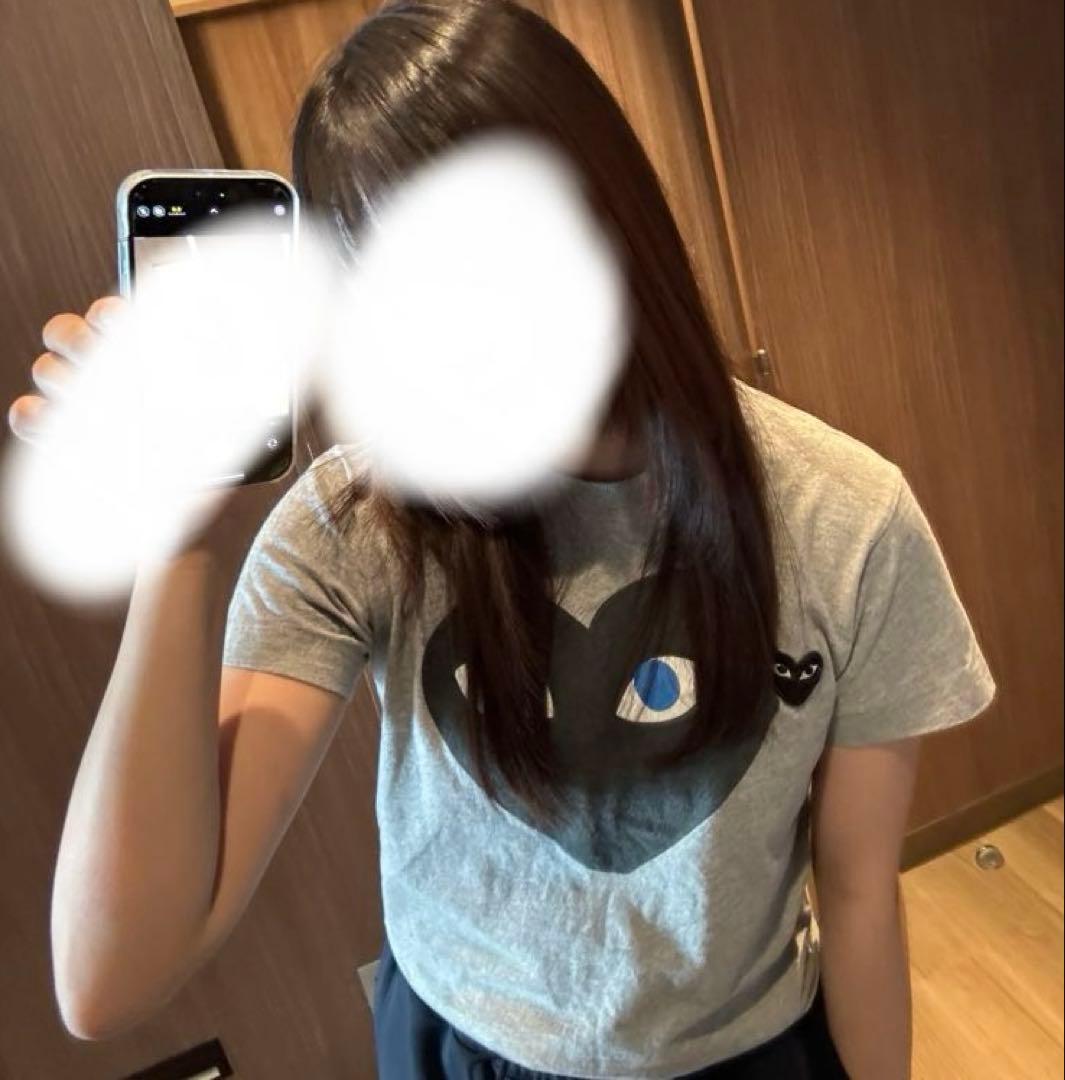 Play Comme des Garcons コムデギャルソン　Tシャツ　グレー
