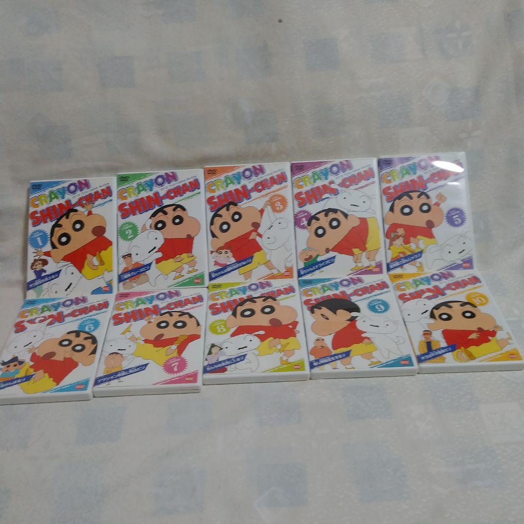クレヨンしんちゃんDVD　TV版傑作選　１〜１８巻セット(未完)　セル版 中古品