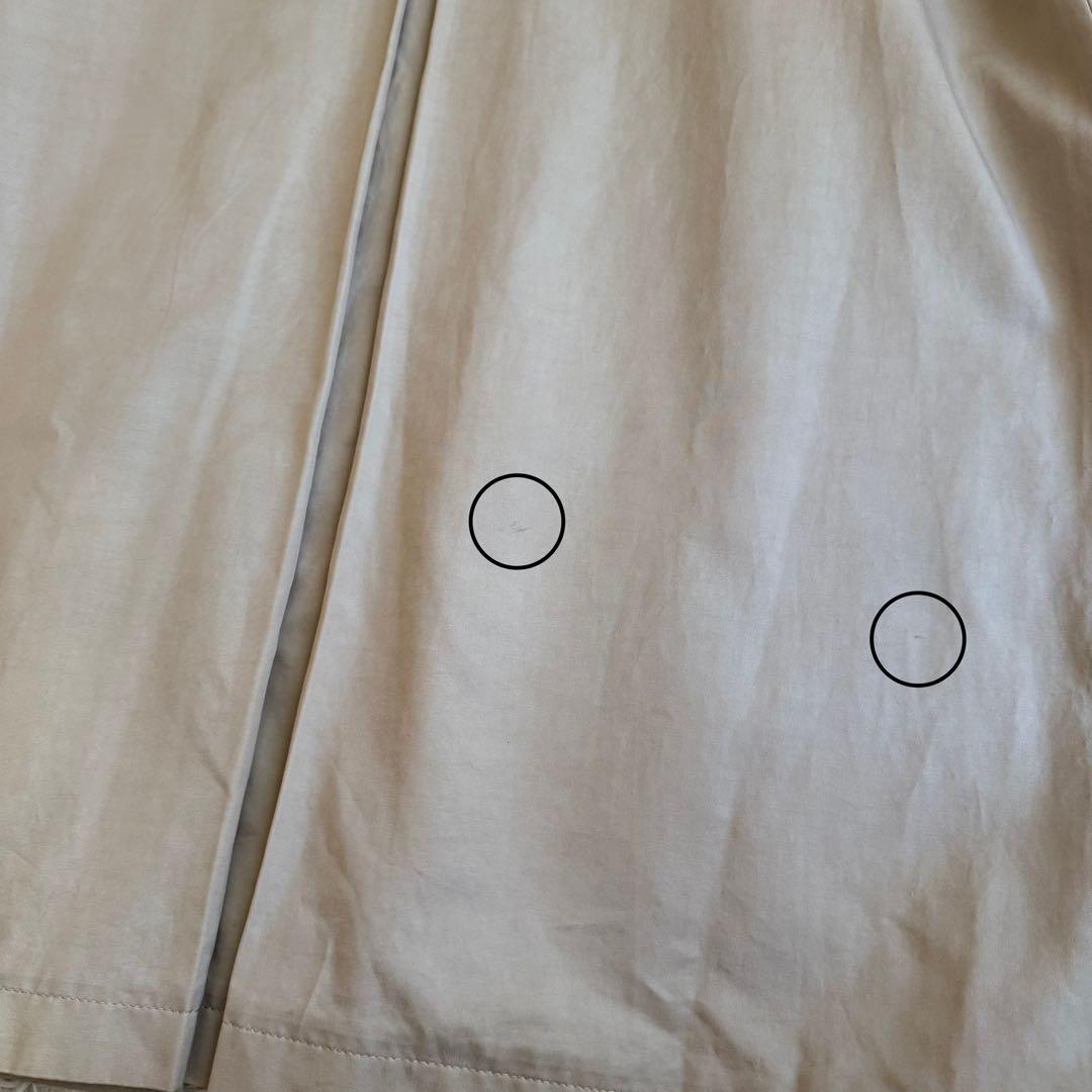 24SS Spick and Span C/Cu ノーカラートレンチコート M
