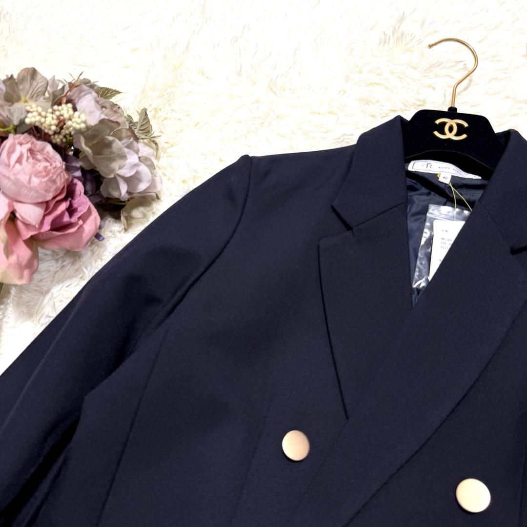 ROPE'PICNIC 金ボタンダブルブレストジャケット　40 ネイビー