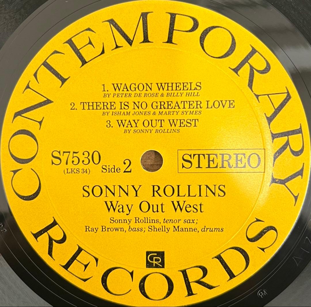 【LP/US盤】Sonny Rollins / Way Out West