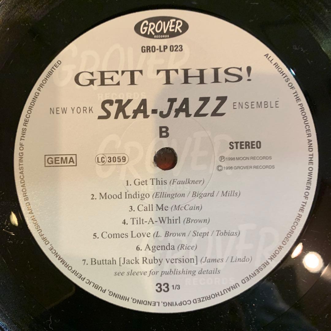 洋楽 NEW YORK SKA-JAZZ ENSEMBLE - GET THIS !