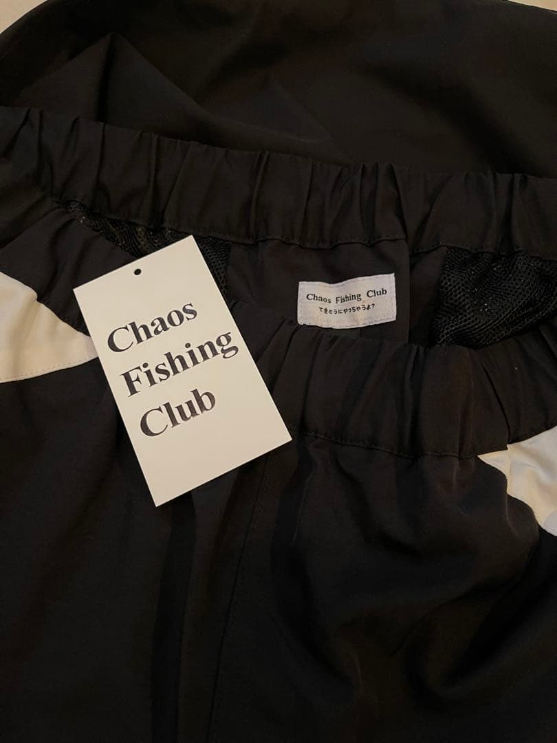 Chaos Fishing Club パンツ Lサイズ 黒/グレー