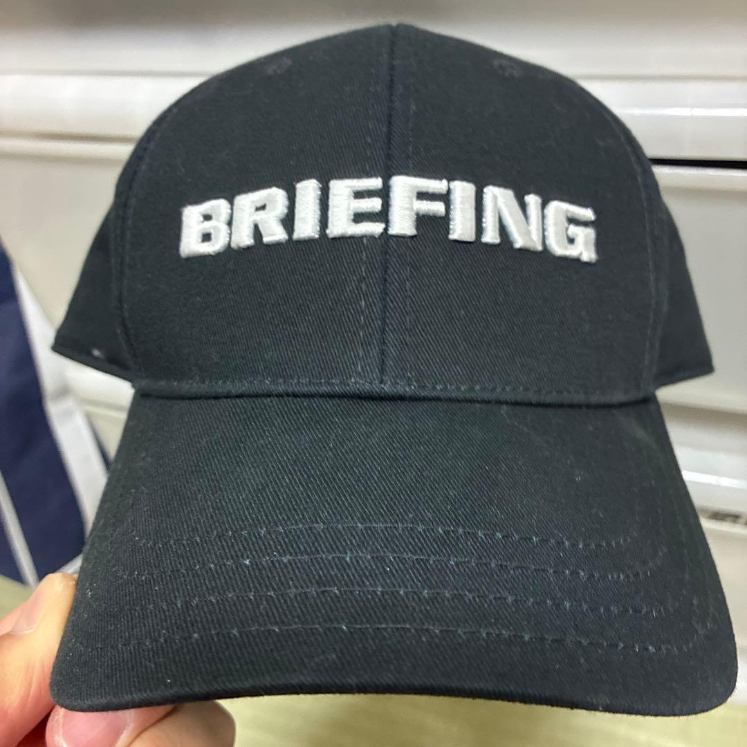 BRIEFING キャップ ブラック ホワイトセット