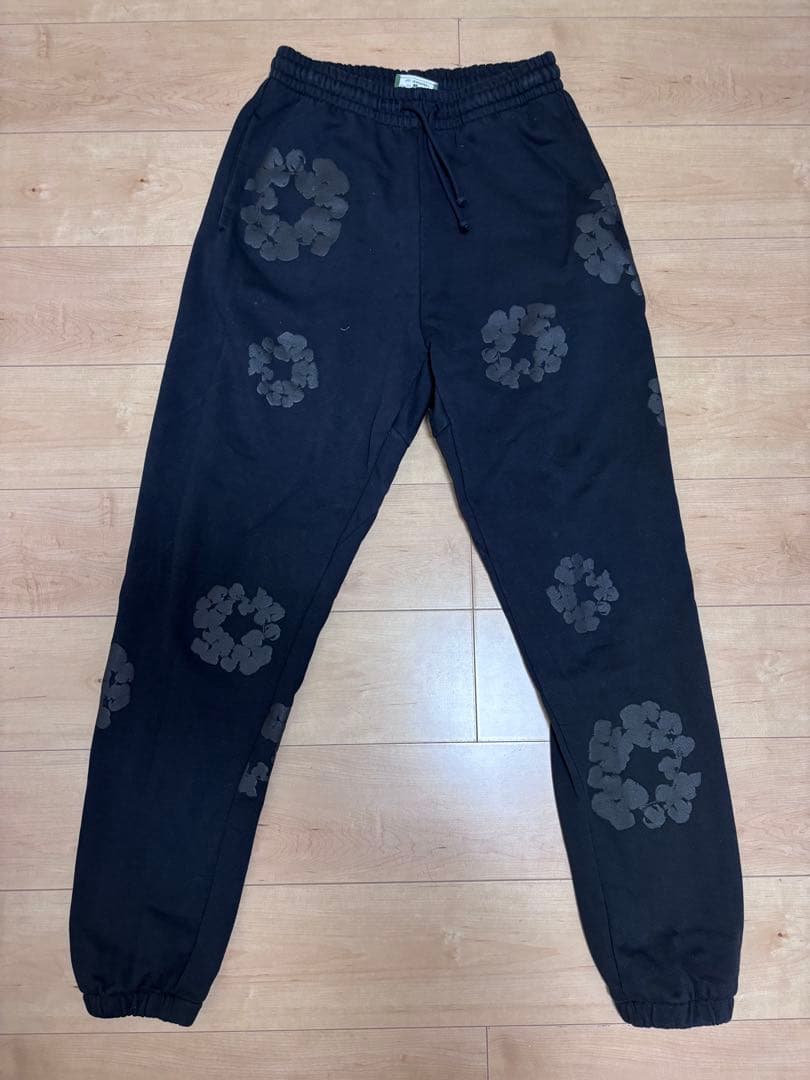 【確実正規品】デニムティアーズ 黒スウェットパンツ