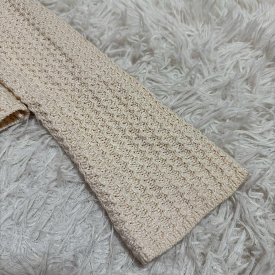 MaxMara ニットカーディガン アイボリー M 可愛い 透け感 ナチュラル