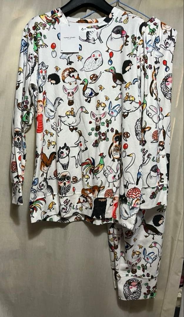新品　ツモリチサト 動物柄　パジャマ　Mサイズ　ワコール