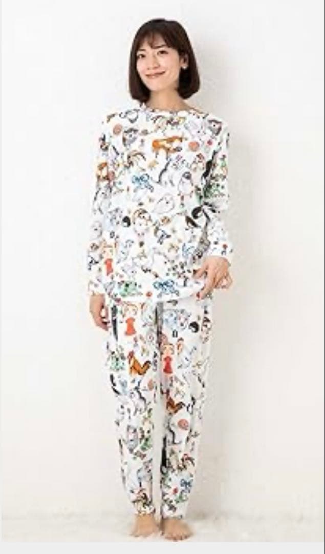 新品　ツモリチサト 動物柄　パジャマ　Mサイズ　ワコール