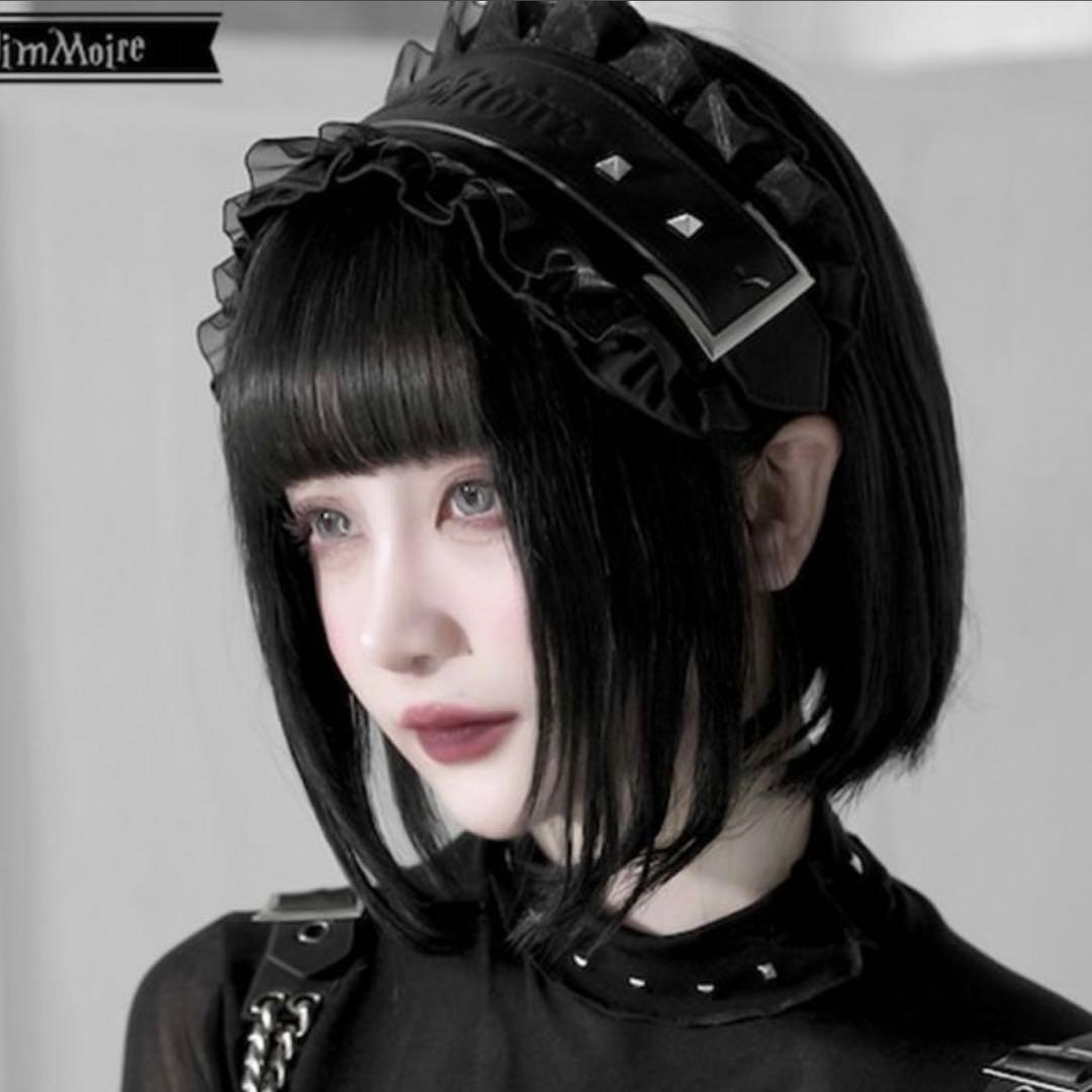 DimMoire ディムモアール 刻印ヘッドドレス Black